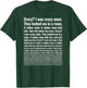 Crazy I was Crazy Once Funny Gen Z Internet Meme Rats (Back) T-Shirt - T-Shirt | Forest