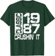 Born in 1987, Classic 1987 Crushin’ It Grunge Birthday T-Shirt - T-Shirt | Forest