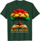 Honoring Past Inspiring Future Men Women Black History Month T-Shirt - T-Shirt | Forest