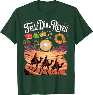 Feliz día de Los Reyes Mago Idea Three Kings Day T-Shirt - T-Shirt | Forest