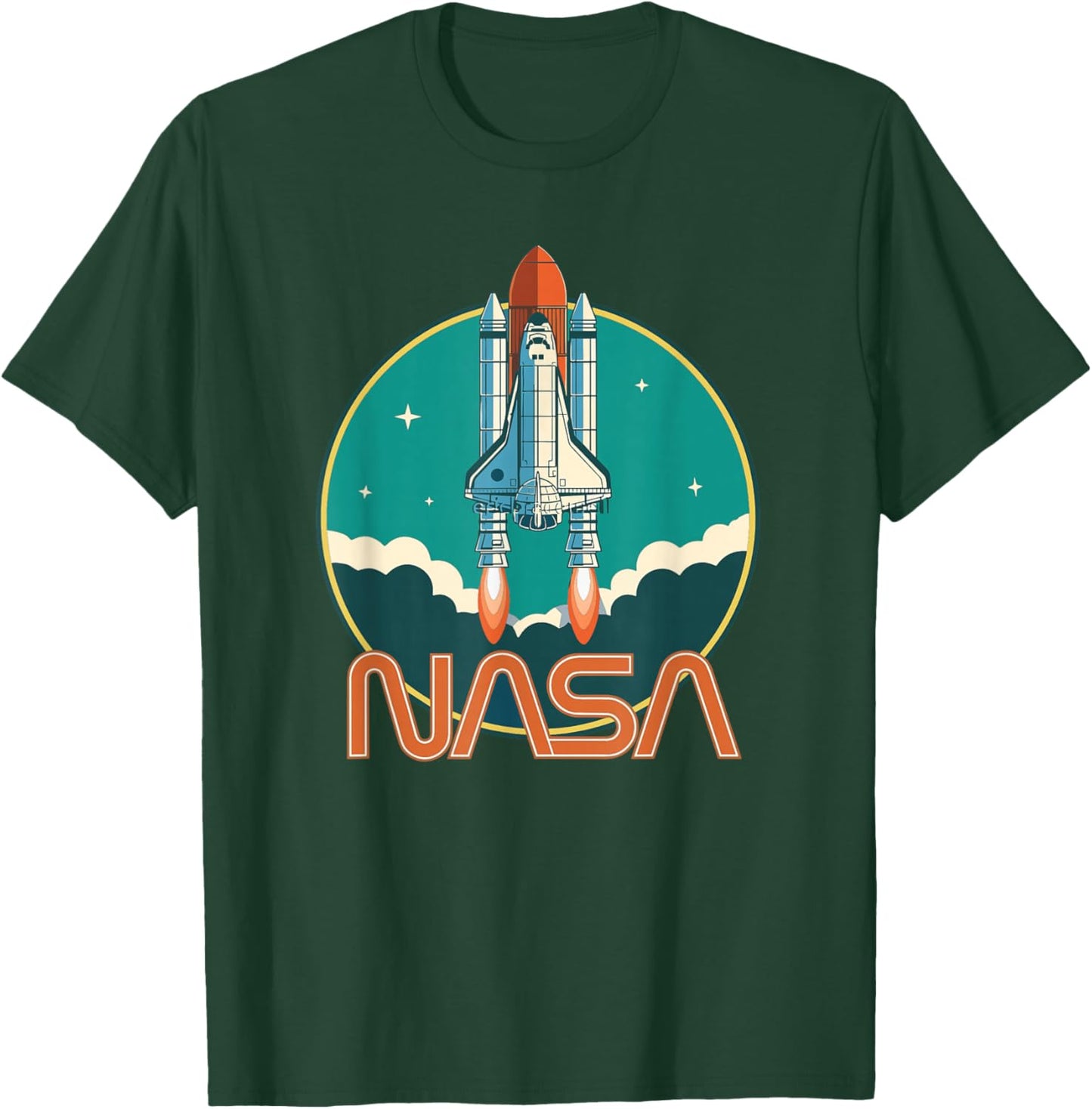 NASA Artemis II NASA Space Shuttle Mission T-Shirt - T-Shirt | Forest