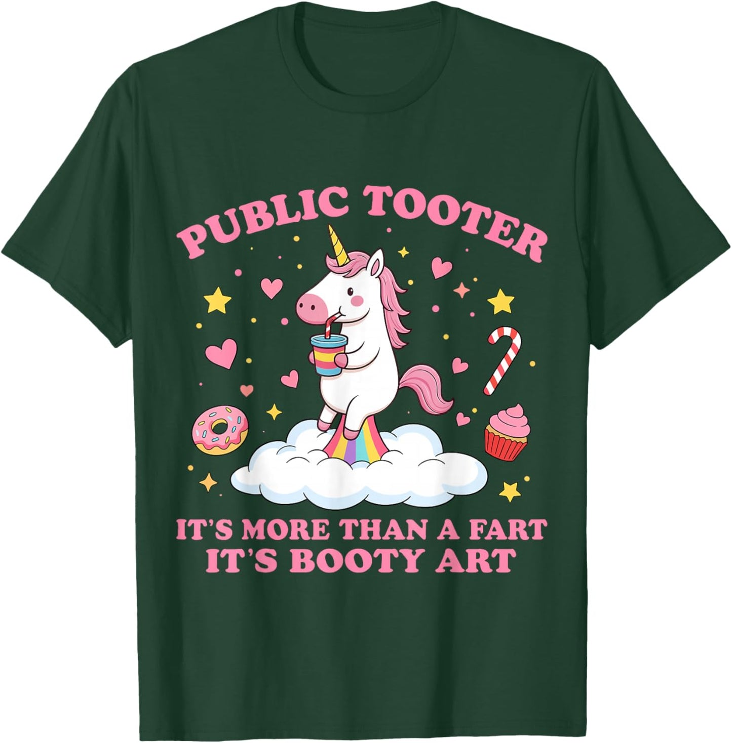 Public Tooter Funny Inappropriate Embarrassing Adult Humor T-Shirt - T-Shirt | Forest