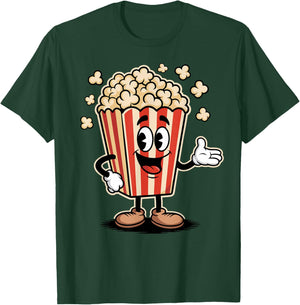 Funny Popcorn Bag Movie Film Theater Family Cinema T-Shirt - T-Shirt | Forest