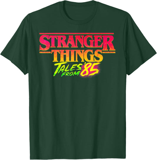 Stranger Things Tales from '85 Bold Gradient Series Logo T-Shirt - T-Shirt | Forest