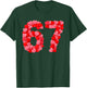 Valentine’s Day 67 Meme Funny Six Seven 6 7 Valentine Hearts T-Shirt - T-Shirt | Forest