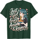 Just a Girl Who Loves Anime and Ramen T-Shirt - T-Shirt | Forest