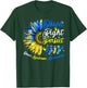 Down Right Perfect Sunflower Ribbon Down Syndrome Awareness T-Shirt - T-Shirt | Forest