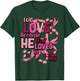 We Love Because He First Loved Us Valentines Day Christian T-Shirt - T-Shirt | Forest
