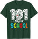 Happy 101 Days School Cute Dog 100 Days Smarter Student Kids T-Shirt - T-Shirt | Forest