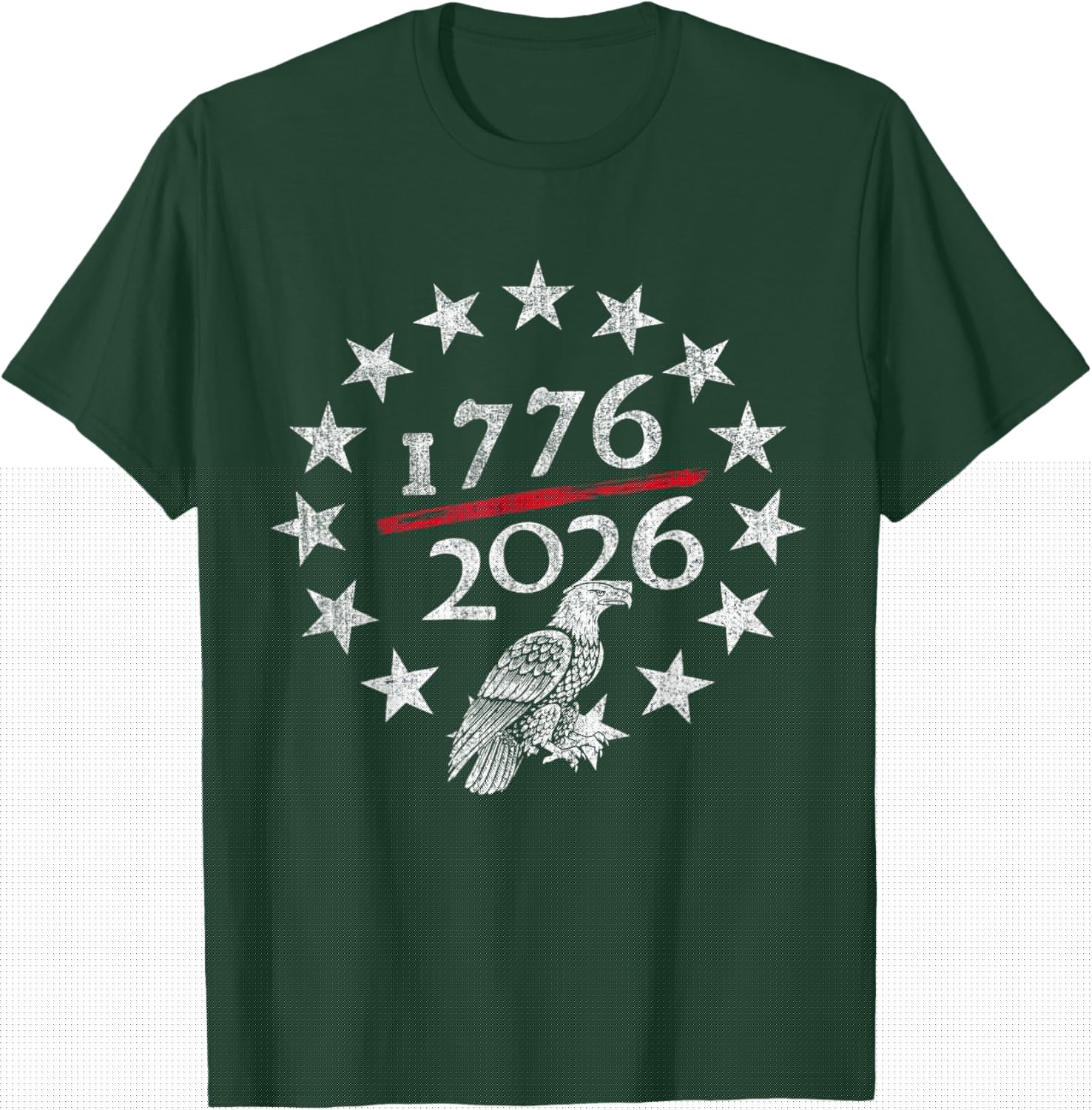 250th USA Anniversary Patriotic Eagle 250 Years American T-Shirt - T-Shirt | Forest