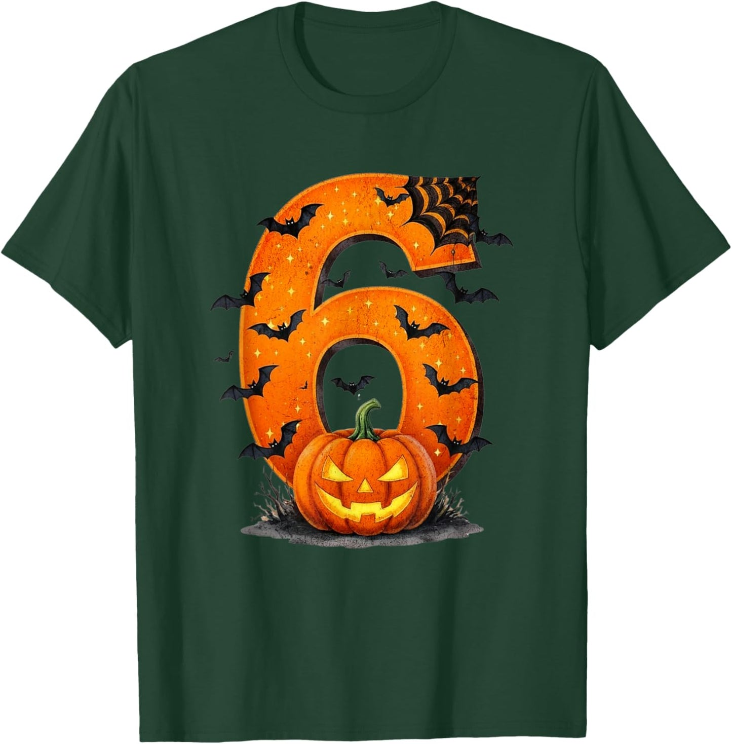 Fun Six Seven 6 7 Meme Design Couples Halloween T-Shirt - T-Shirt | Forest