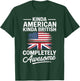 Kinda American Kinda British Dual Citizenship USA UK Flag Us T-Shirt - T-Shirt | Forest