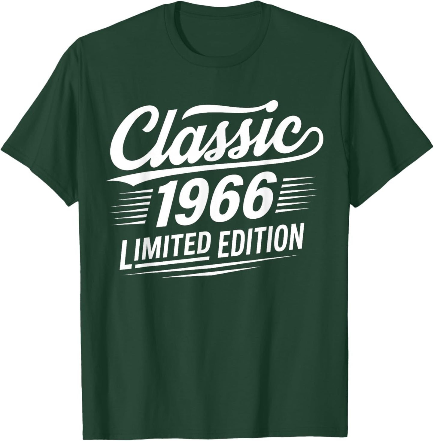 Vintage Classic 1966 Limited Edition 60th Birthday 60 Years T-Shirt - T-Shirt | Forest