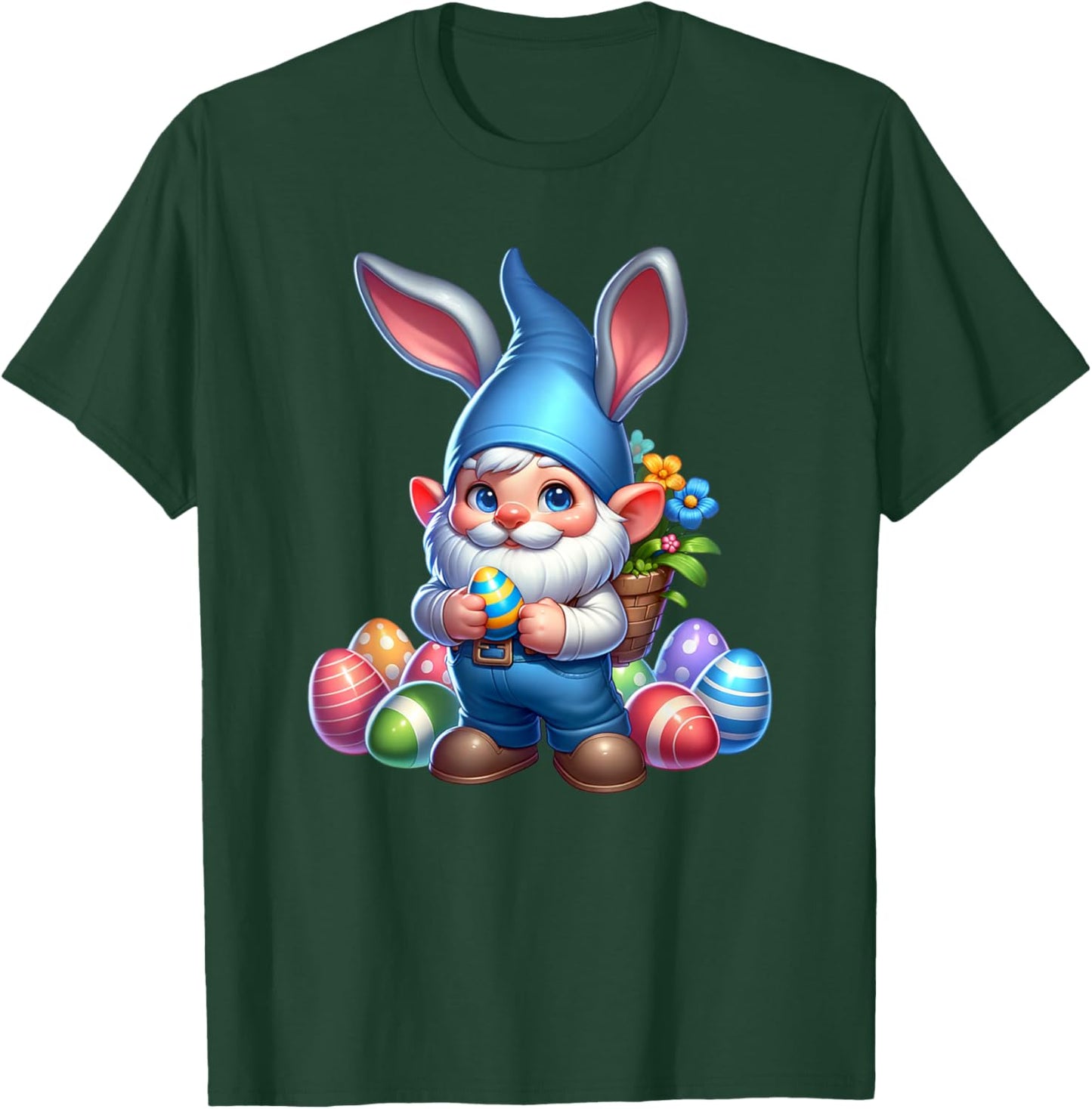 Easter Bunny Gnome T-Shirt - T-Shirt | Forest