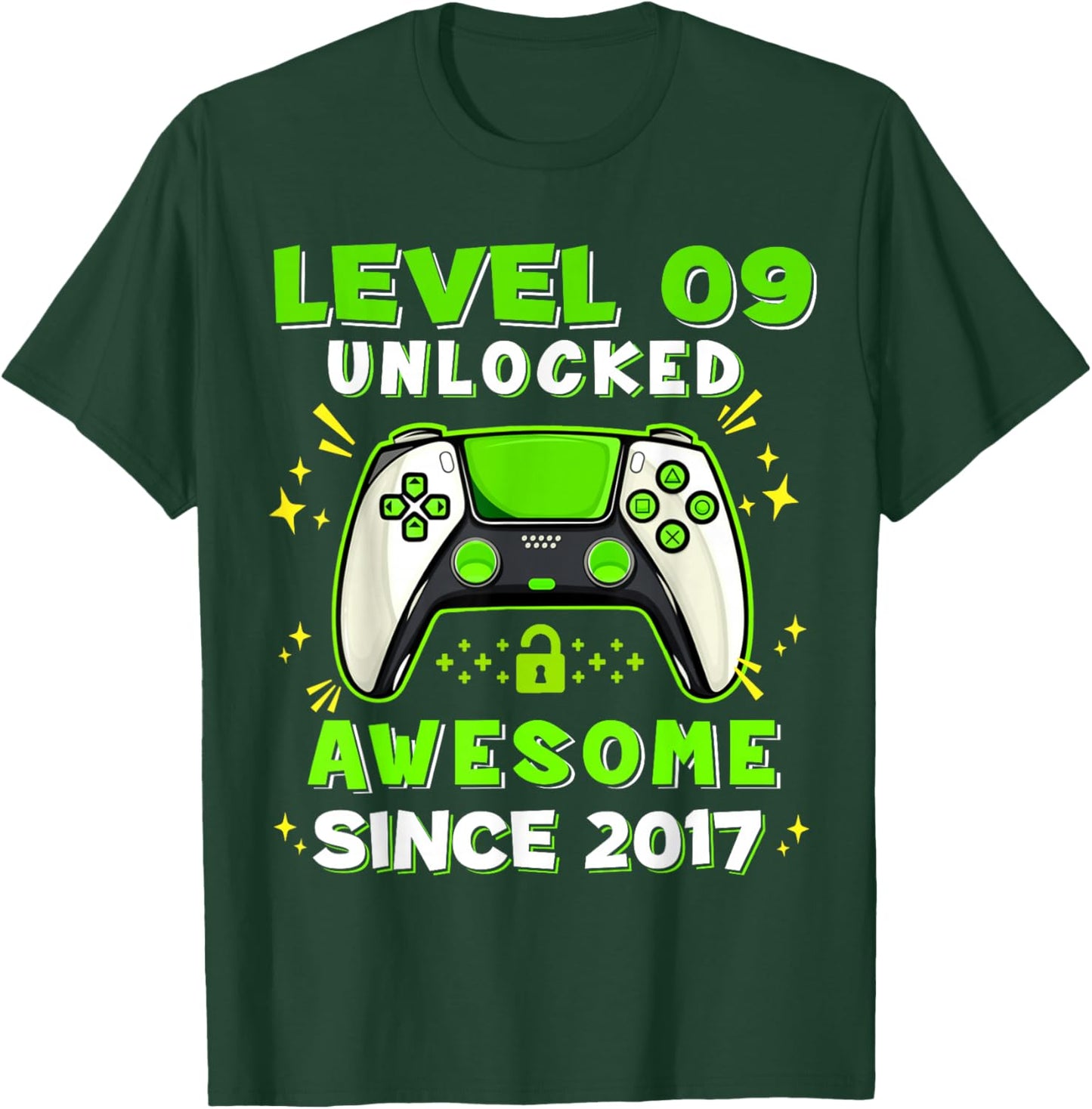 9th Birthday for Boys 9 Years Birthday Kids Gifts T-Shirt - T-Shirt | Forest