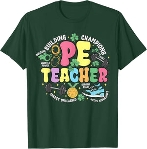 Shirt, Physical Education St Patricks D T-Shirt - T-Shirt | Forest