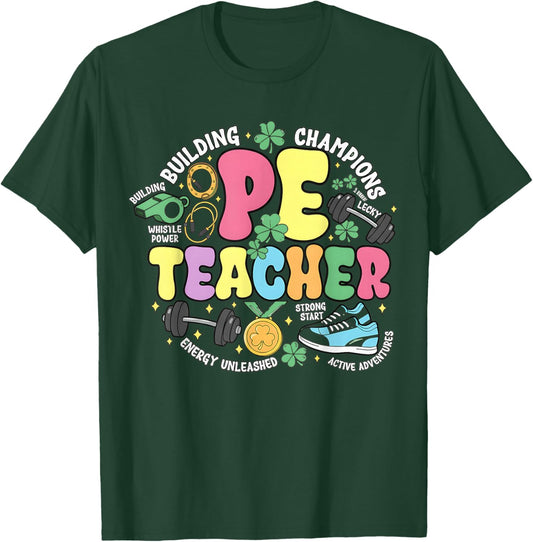 Shirt, Physical Education St Patricks D T-Shirt - T-Shirt | Forest