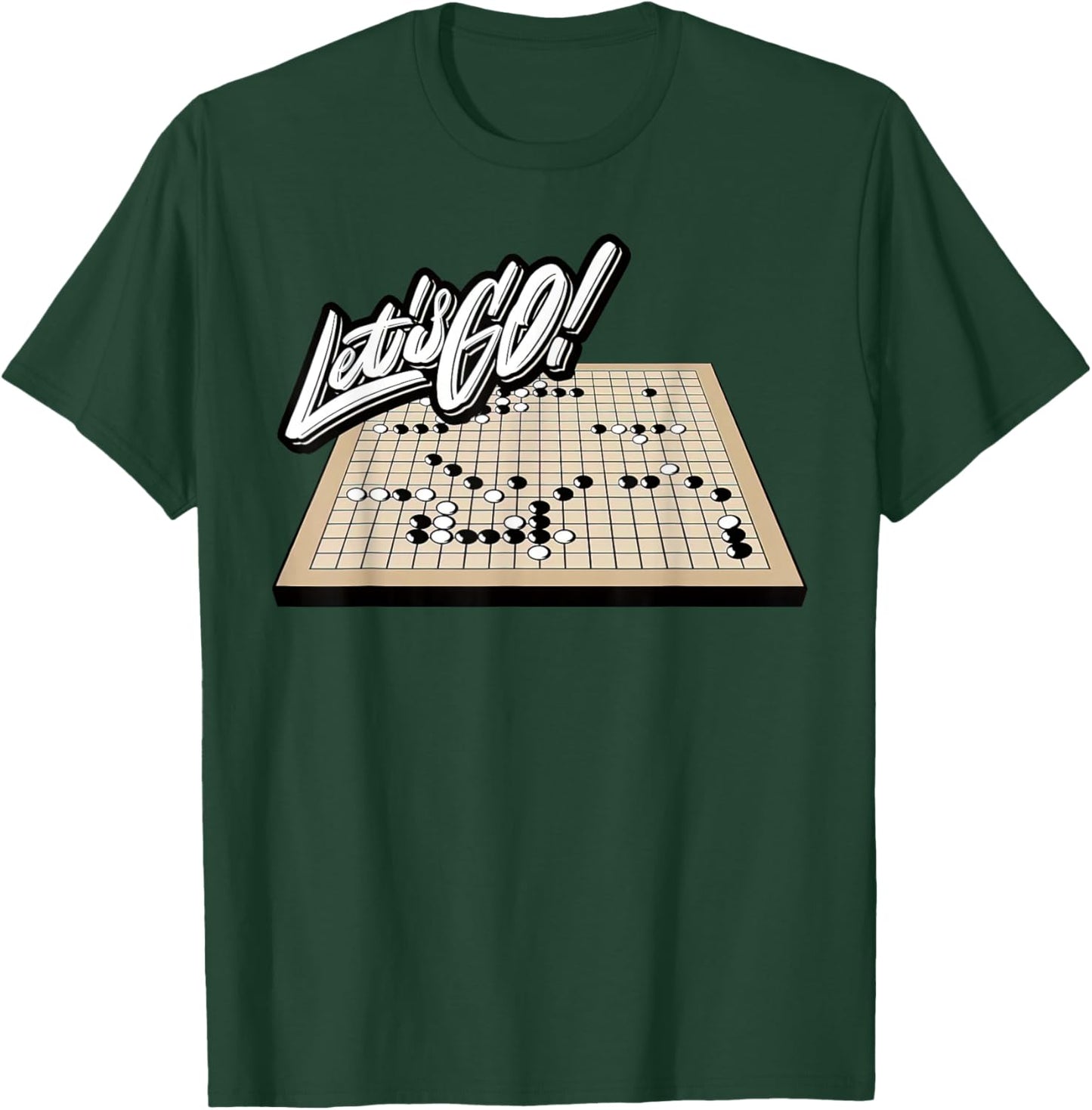 Go Baduk Board Game Player Funny Chinese Sports Game Baduk T-Shirt - T-Shirt | Forest