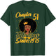 Chapter 51 Fabulous Since 1975 Birthday Queen Black Women T-Shirt - T-Shirt | Forest