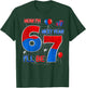 Now I'm 6 Next Year I'll Be 7 Funny 6th Birthday Spider Web T-Shirt - T-Shirt | Forest