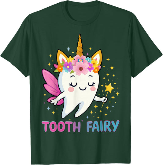 Tooth Fairy Halloween Costume Dentist Men Women T-Shirt - T-Shirt | Forest