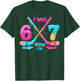 Funny Meme I was 6 Now I'm 7 Hockey Birthday Ice Cream Drip T-Shirt - T-Shirt | Forest