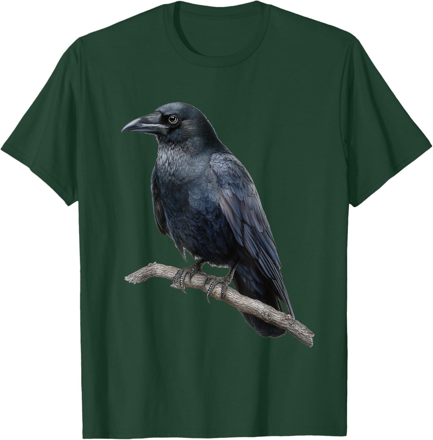 Crow Raven Bird Graphic T-Shirt - T-Shirt | Forest