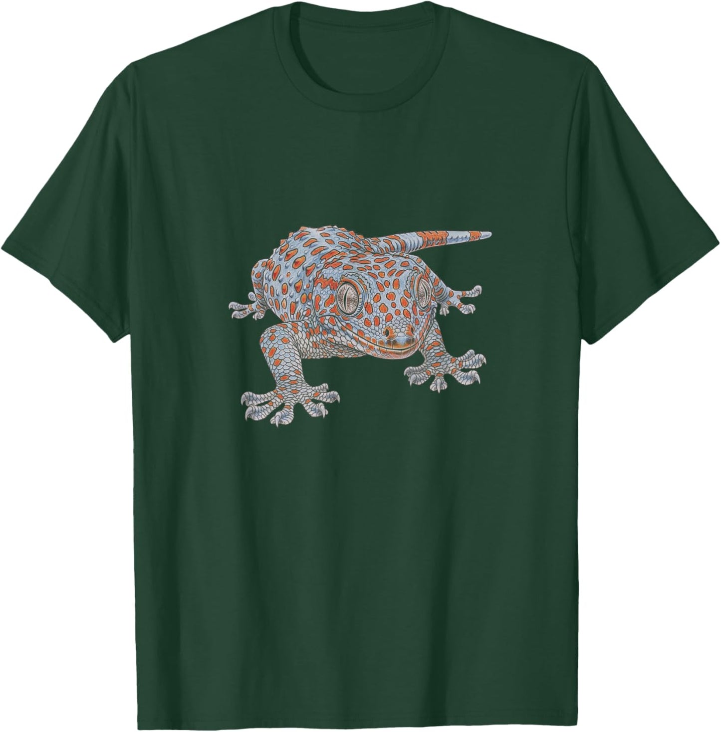 Tokay Gecko Drawing Art Design T-Shirt - T-Shirt | Forest