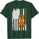 MS Multiple Sclerosis Awareness Flag T-Shirt - T-Shirt | Forest