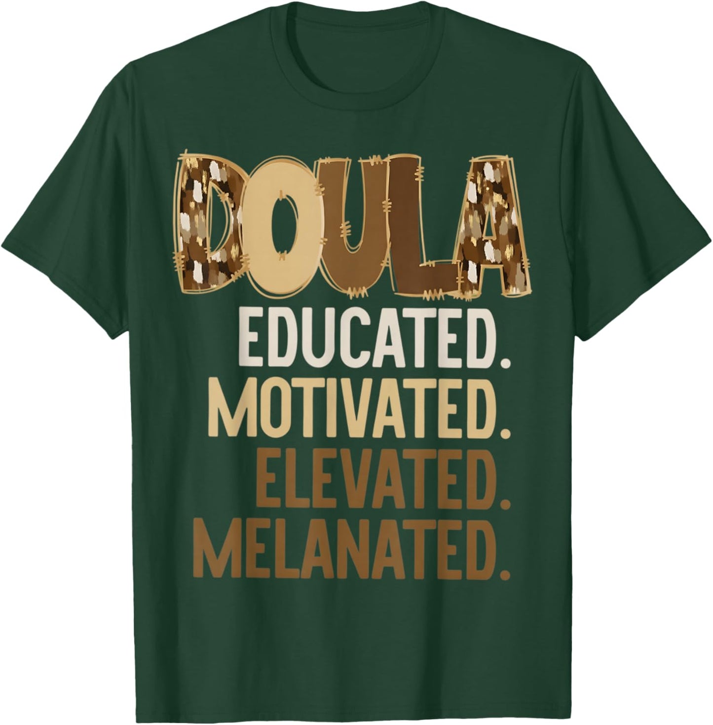 Black Woman Doula – Midwife Student T- Doula Graduation Gift T-Shirt - T-Shirt | Forest