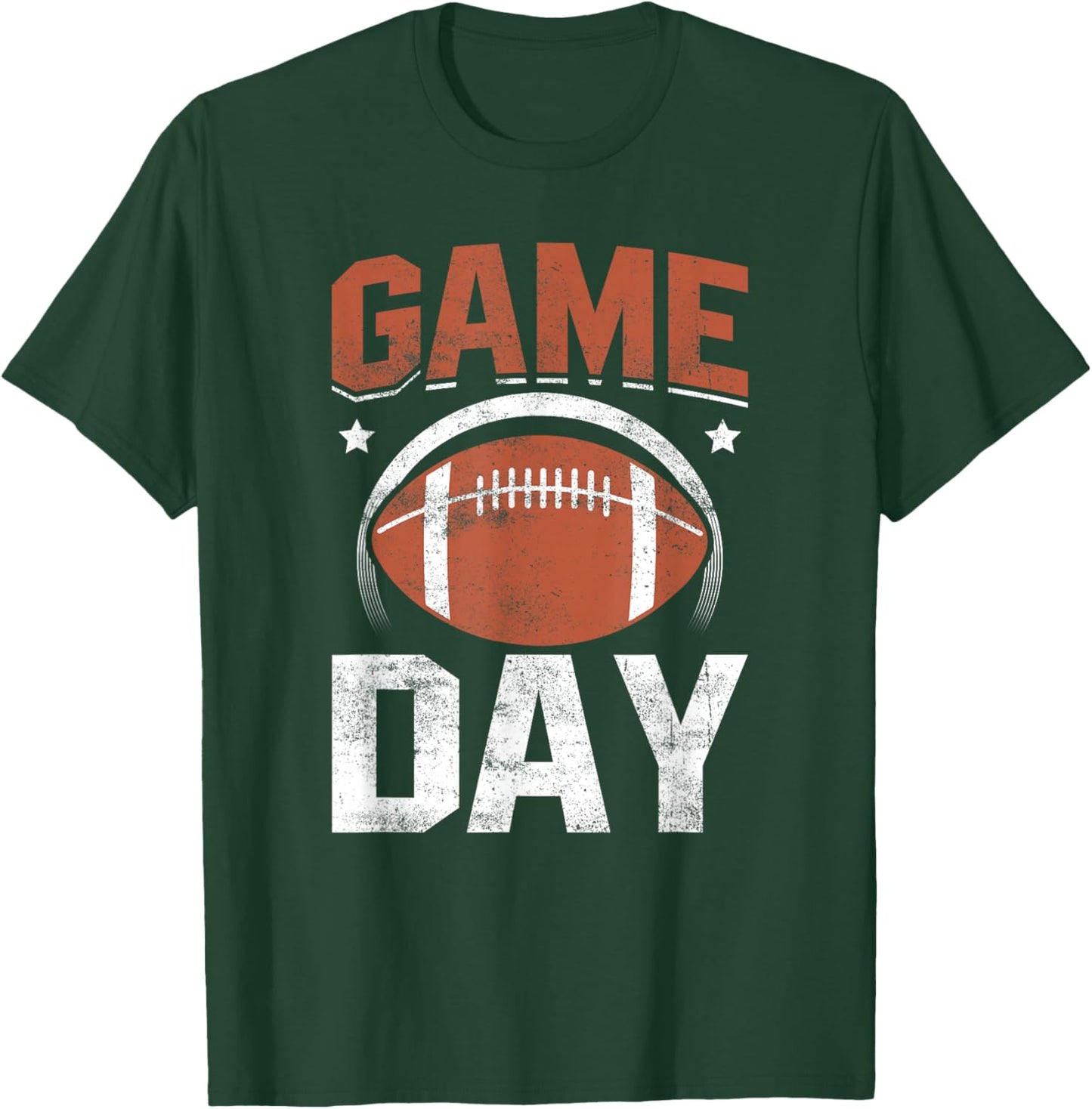 Game Day American Football Player Team Coach Men Women Boys T-Shirt - T-Shirt | Forest