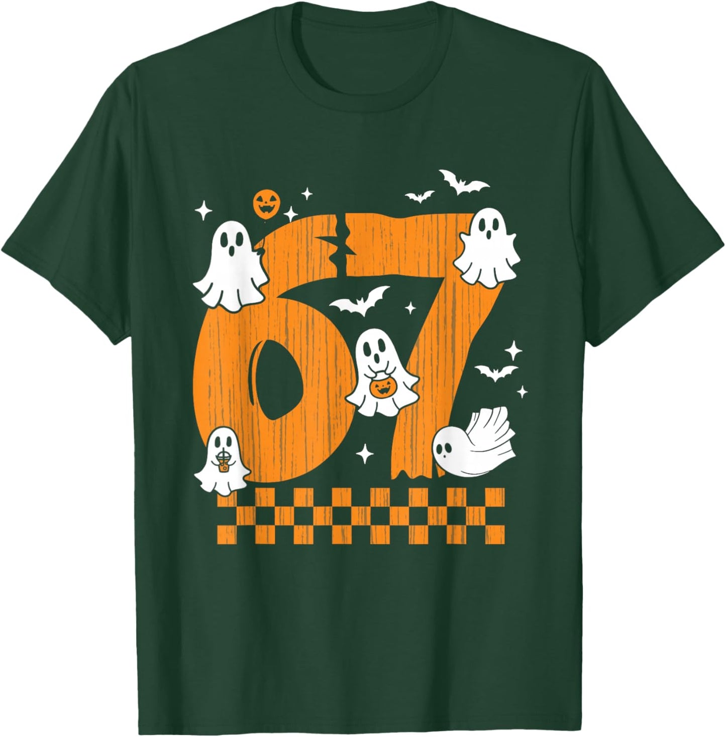 Six Seven 6 7 Meme 6 7 Halloween Costume Couple T-Shirt - T-Shirt | Forest