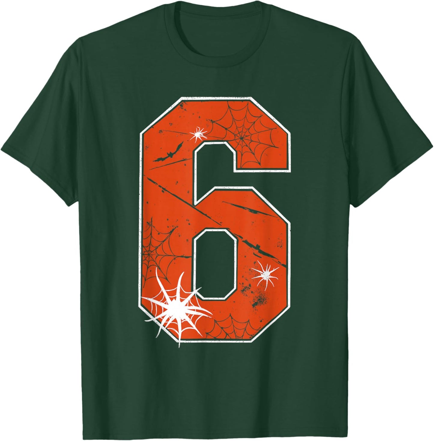 6 7 Six Seven Spider Web Funny Halloween Costume T-Shirt - T-Shirt | Forest