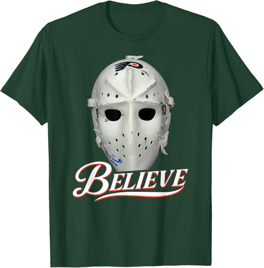 Flyers Believe Vintage Mask T-Shirt - T-Shirt | Forest