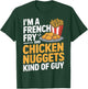 French Fry Nugget Enthusiast Funny Eating T-Shirt - T-Shirt | Forest