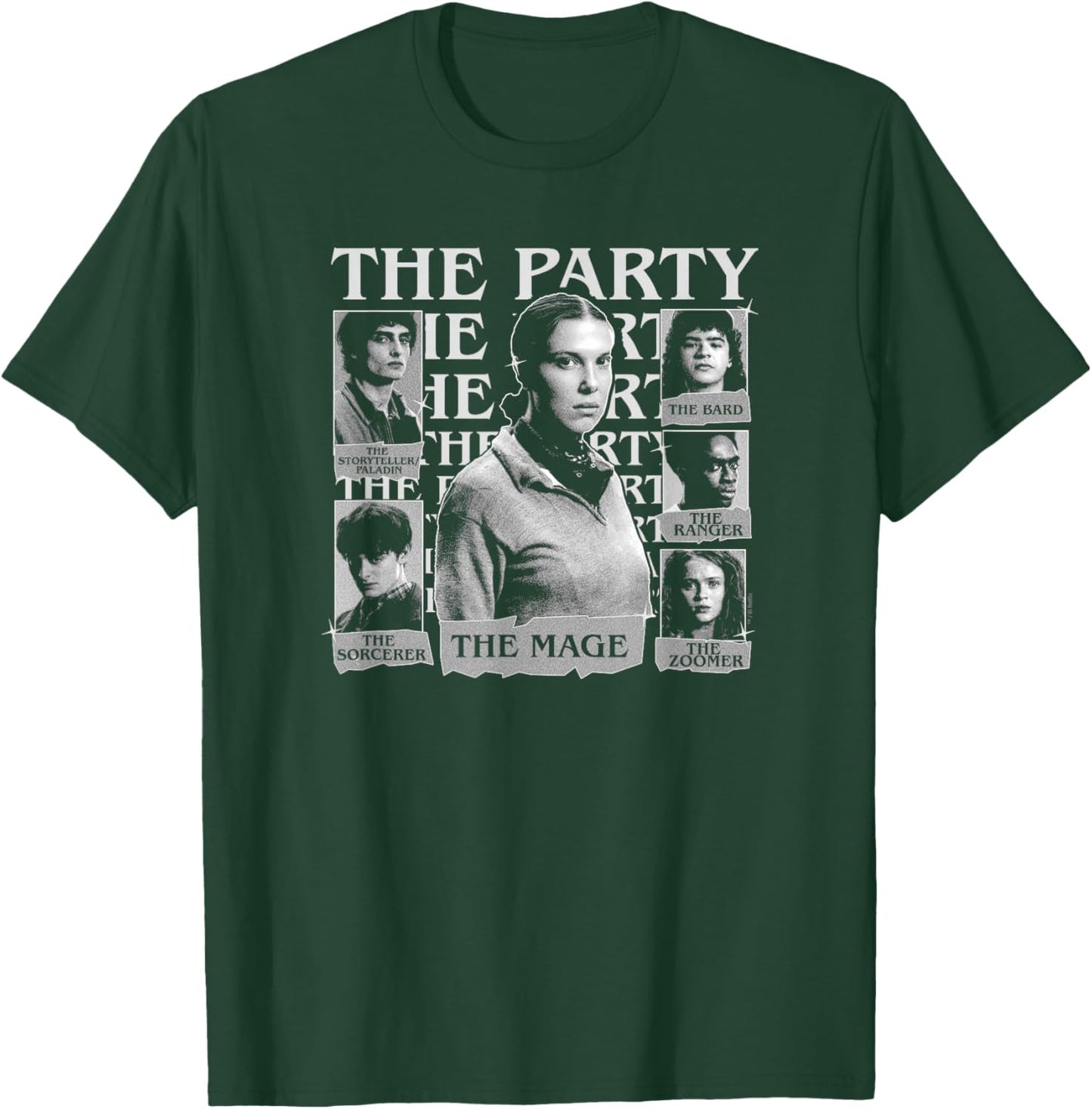 Stranger Things The Party Officially Licensed T-Shirt - T-Shirt | Forest