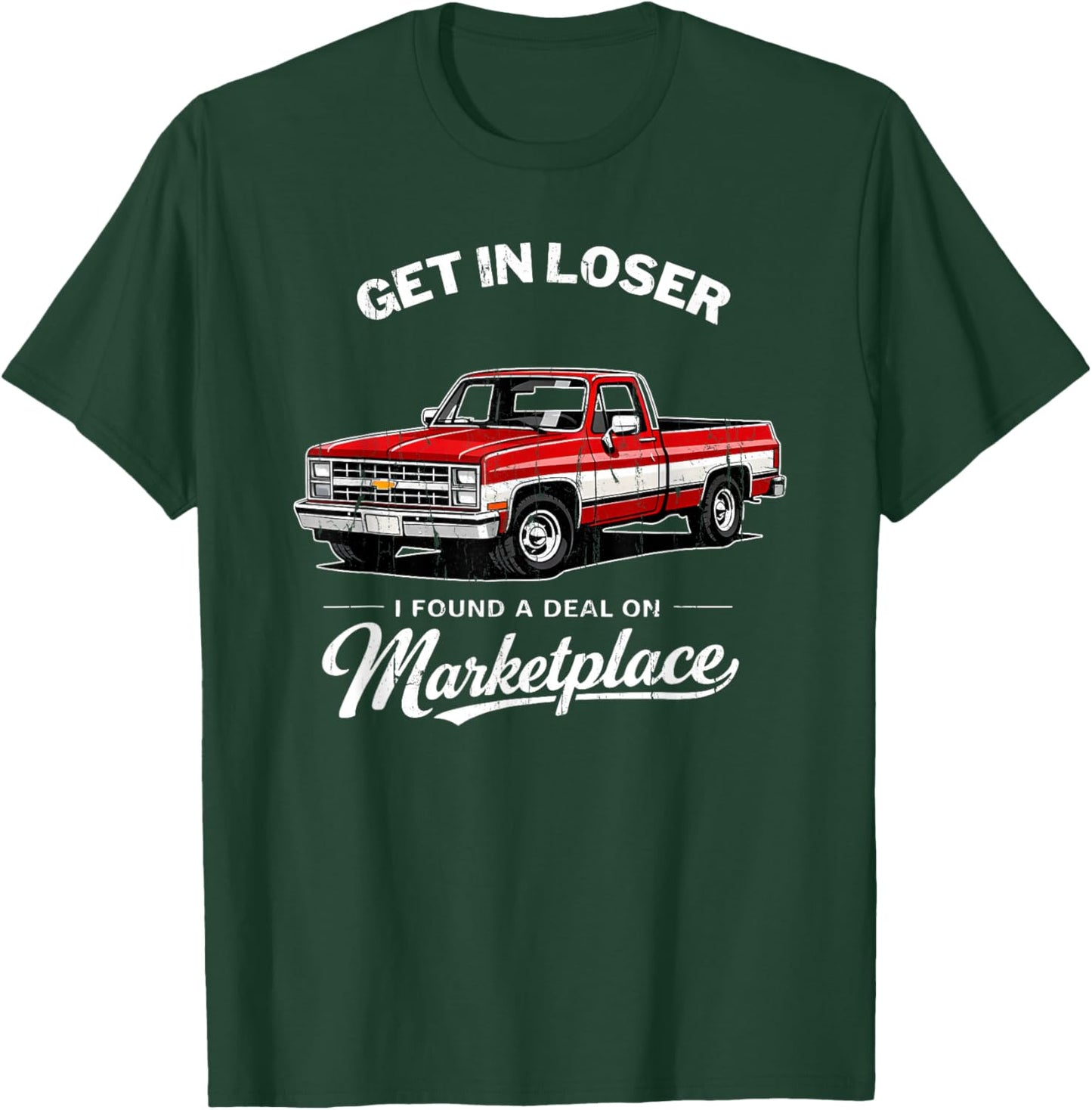 Get in Bitch I Found A Deal On Marketplace, Thrifting Meme T-Shirt - T-Shirt | Forest