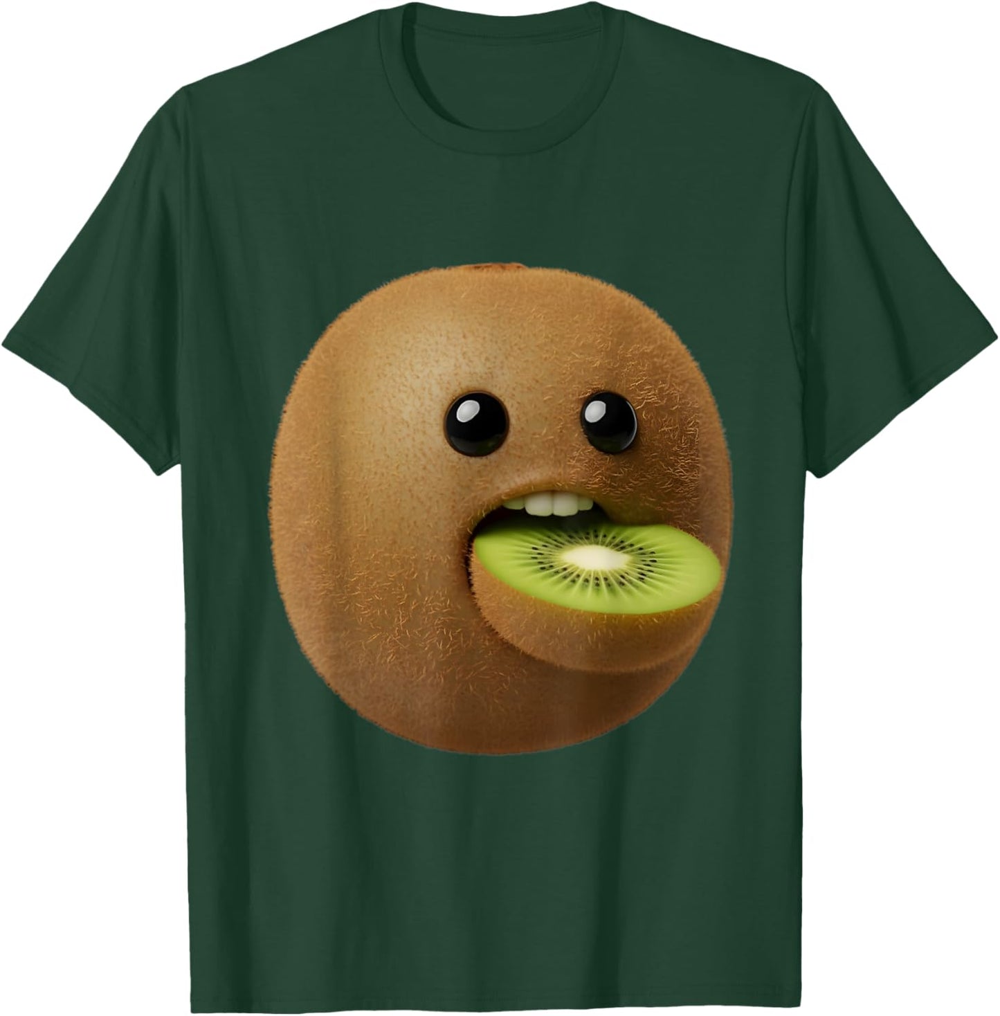 Niche Fruits Funny Kiwi Meme Brainrot Surreal T-Shirt - T-Shirt | Forest