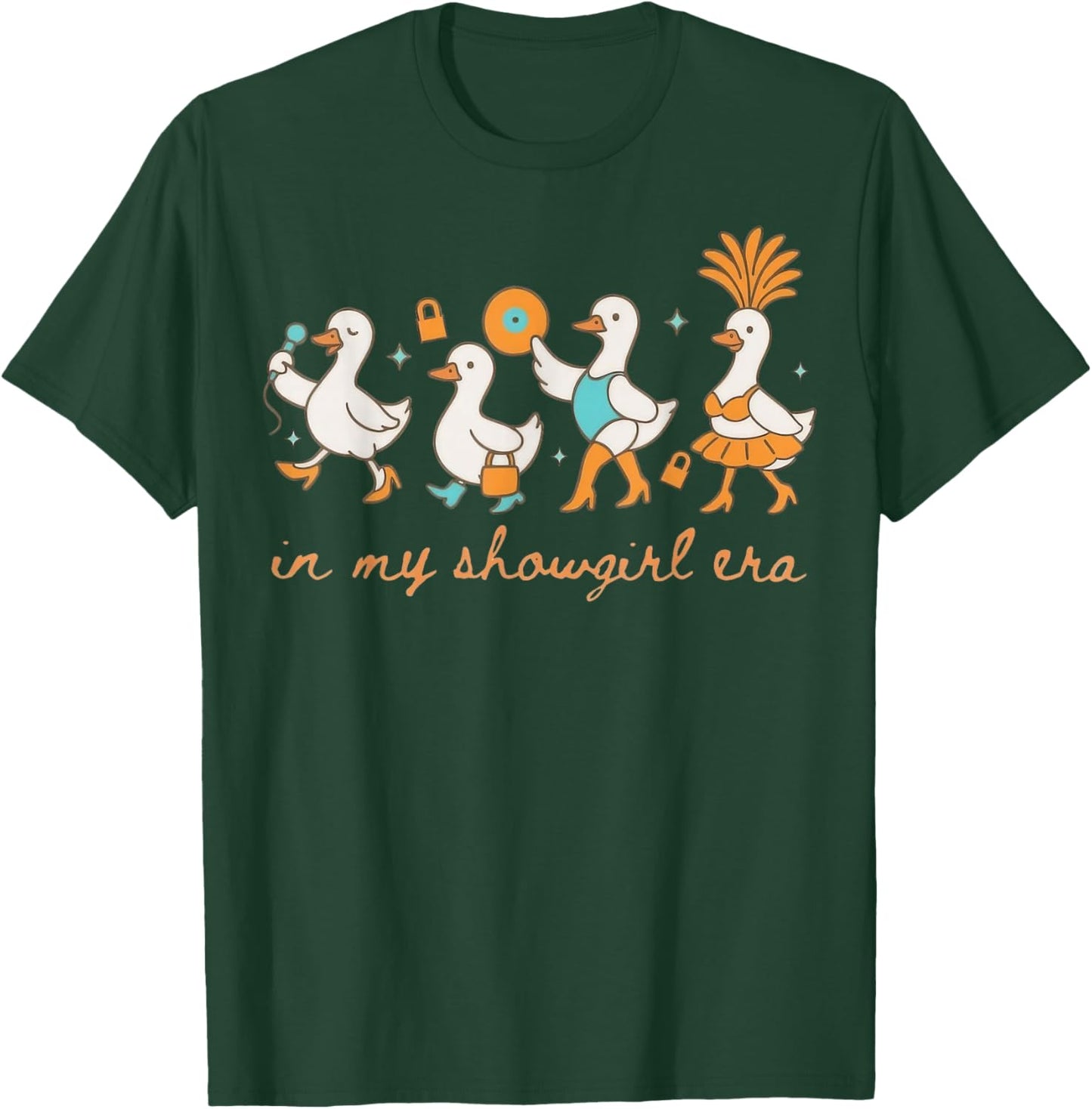 in My Showgirl Era Goose Album Country Music Geese T-Shirt - T-Shirt | Forest
