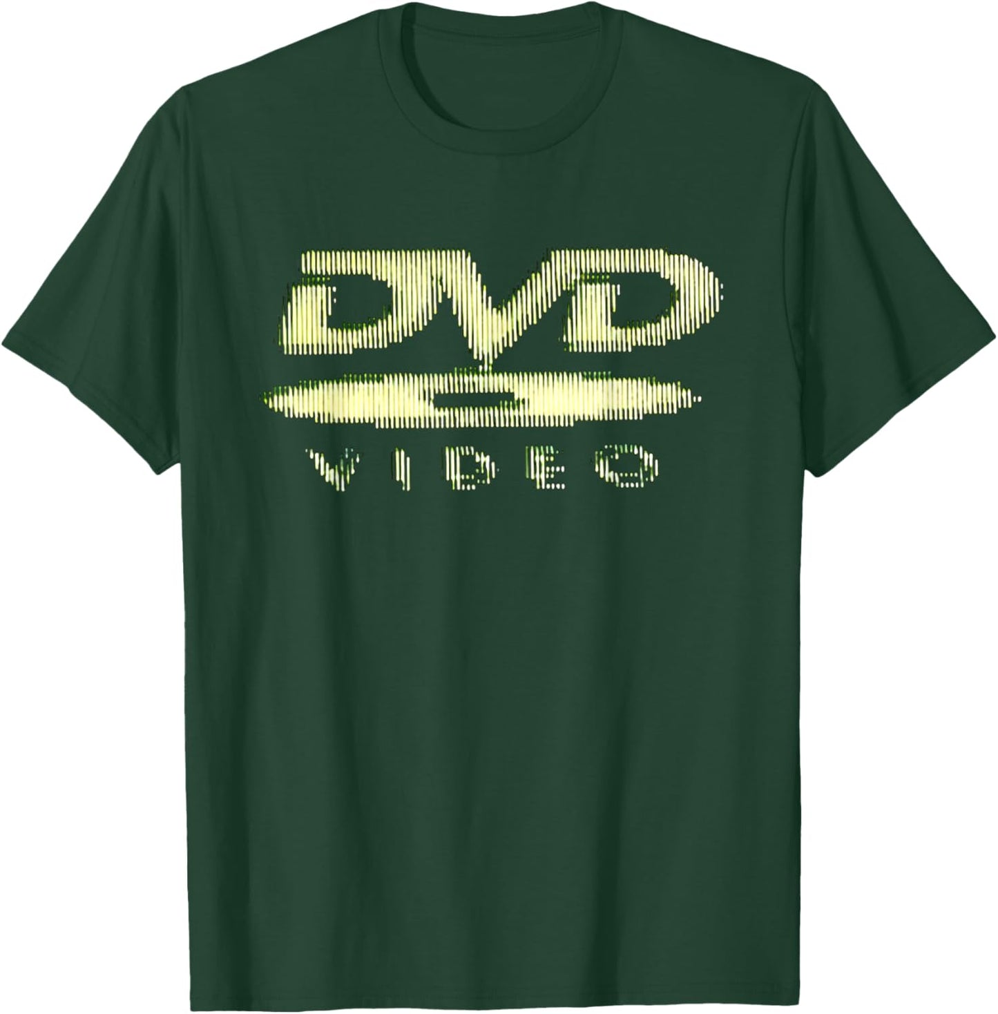Retro Video Disc Logo Classic Display Nostalgia T-Shirt - T-Shirt | Forest