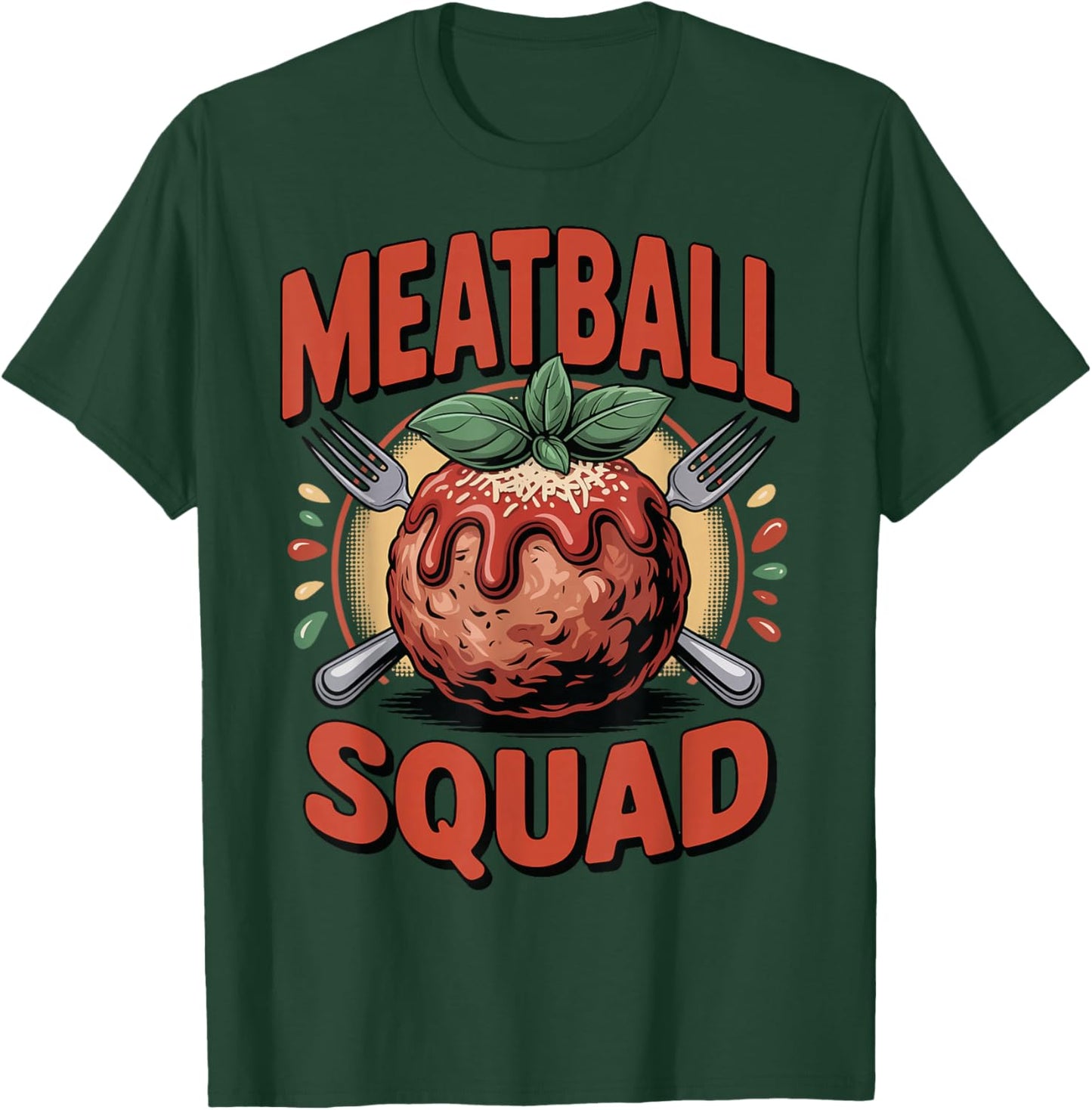 Meatball Squad T-Shirt - T-Shirt | Forest