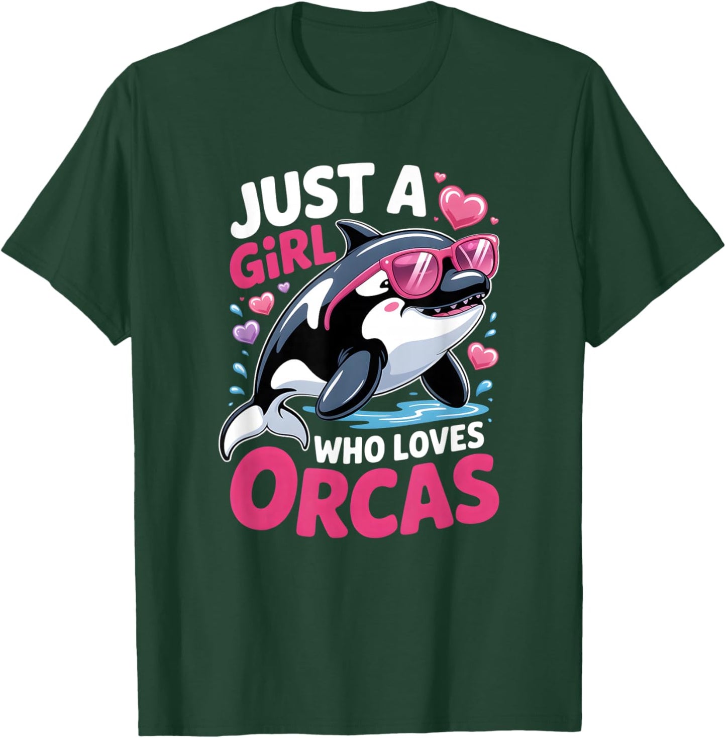 Girls Orca T-Shirt - T-Shirt | Forest
