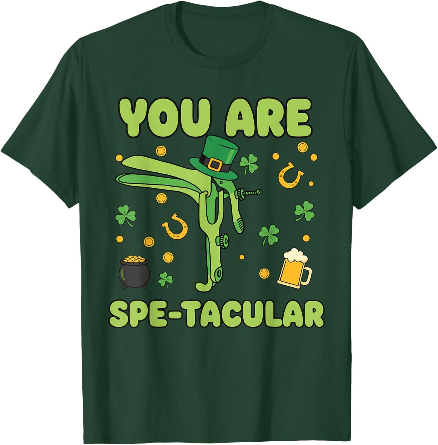 OBGYN St Patricks Day Shirt, Groovy You are Spetacular T-Shirt - T-Shirt | Forest