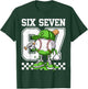 Boys St Patricks Day 67 Six Seven Baseball Ice Cream Drip T-Shirt - T-Shirt | Forest