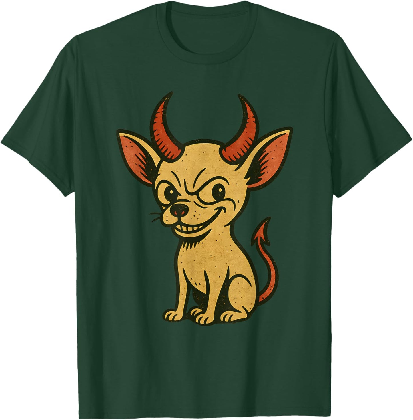 Funny Chihuahua Halloween Dog T-Shirt - T-Shirt | Forest
