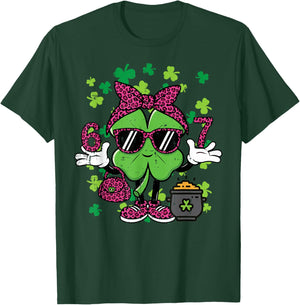 6 7 St Patricks Day Six Seven 67 Meme Teacher Women Kids T-Shirt - T-Shirt | Forest