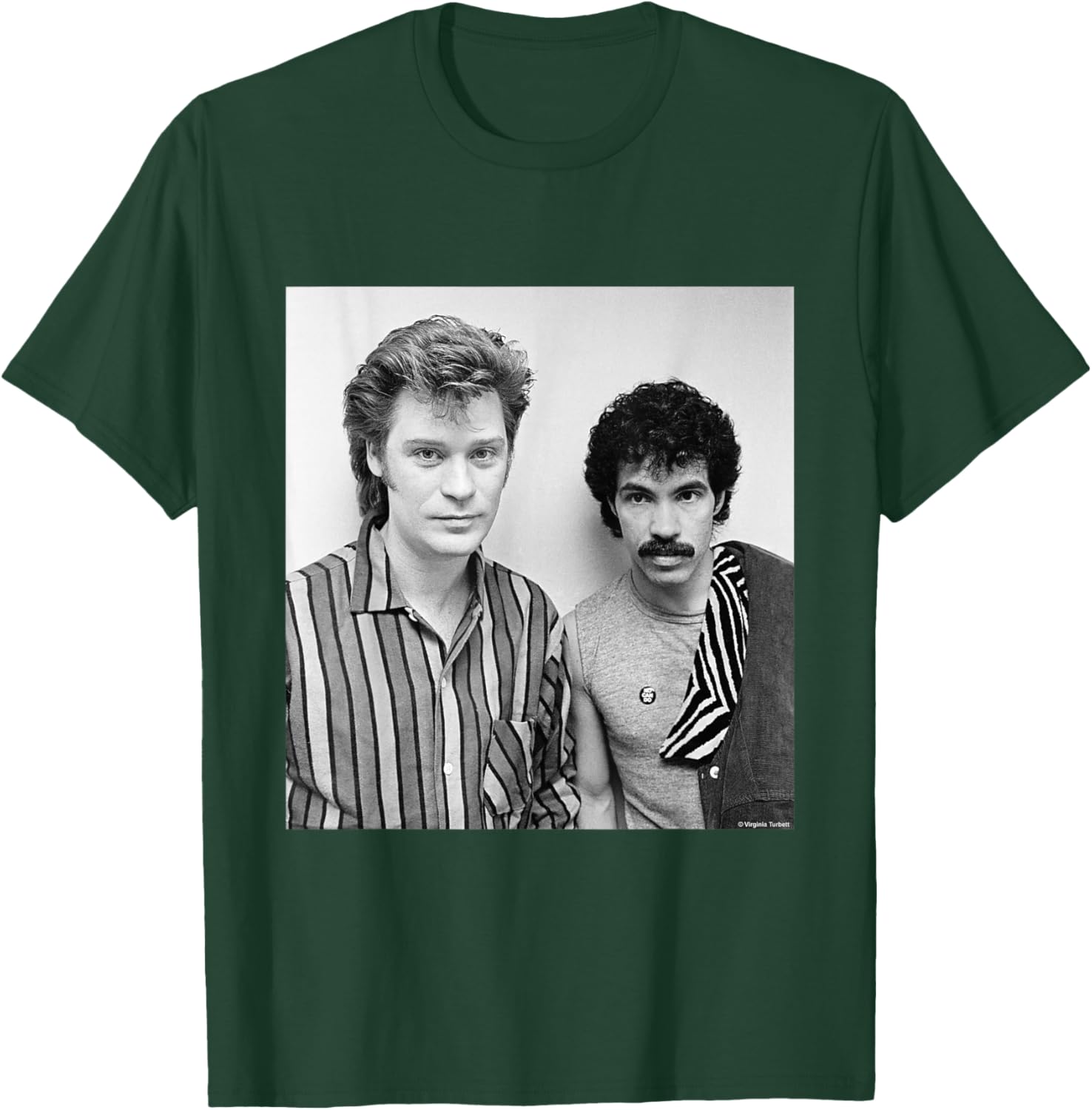 Daryl Hall & John Oates Maneater Pop Duo by Virginia Turbett T-Shirt - T-Shirt | Forest