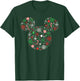 Disney Mickey Mouse Christmas Holiday Festive Filled Icon T-Shirt - T-Shirt | Forest