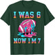 I was 6 Now I'm 7 Football Boys 7th Birthday Theme Kids T-Shirt - T-Shirt | Forest