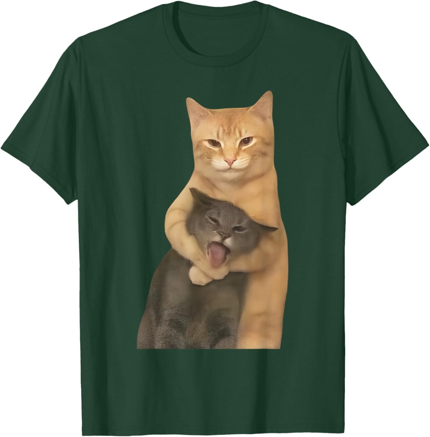 Fighting Cat Memes T-Shirt - T-Shirt | Forest